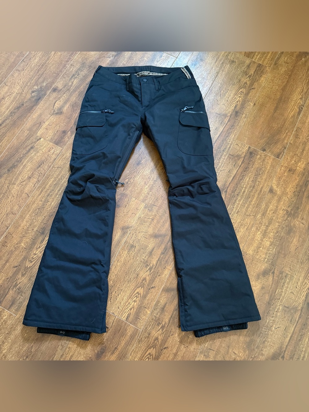 Burton Black Cargo Winter Ski Snowboarding Snow Pants Women’s Small